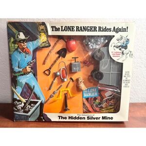 Vintage Hubley Lone Ranger Adventure The Hidden Silver Mine Playset No 2843